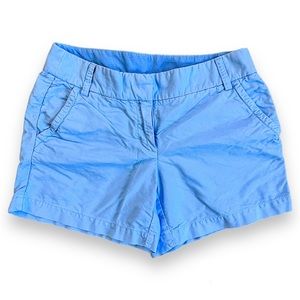 J.CREW Women’s Shorts Size 4, Light Blue, 100% Cotton, 4.5 Inches Inseam